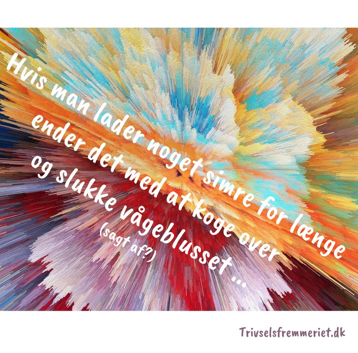 Lader du noget “simre” for længe? #udmedsproget #letdithjerte. Book evt en coachsession hos trivselsfremmeriet.dk. Dbh JetteCoach 😊🌱🌿🌳
