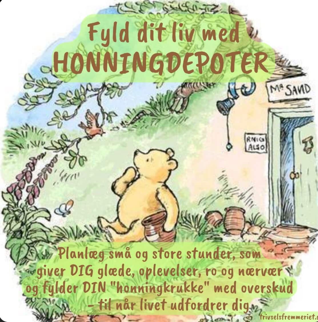 🍯🍯🍯 HUSK HONNINGDEPOTER. Dbh JetteCoach 😊🌱🔋#trivsel #stress #depression #angst #personligudvikling