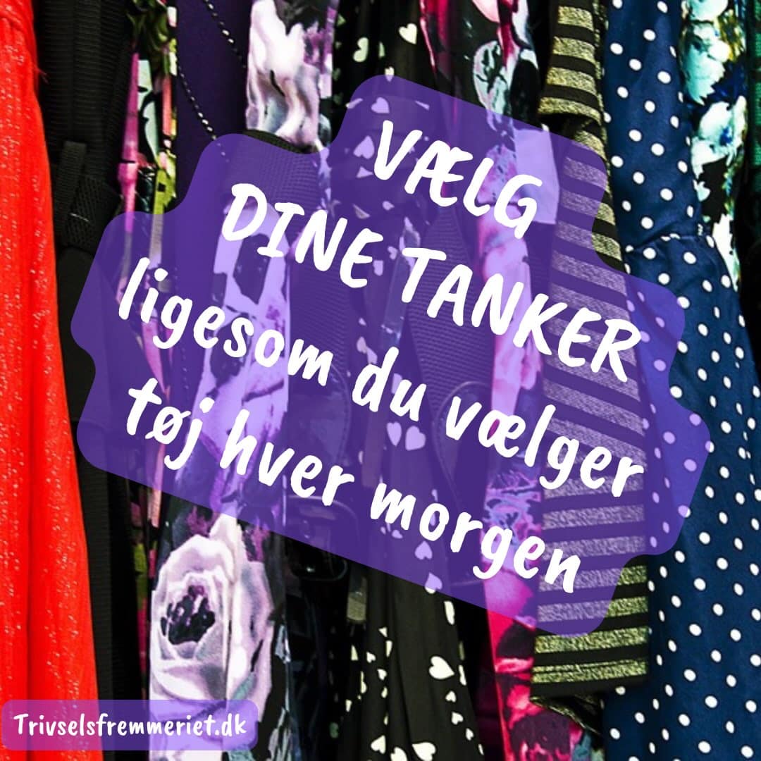 Tænk, hvis vi kunne vælge vores tanker lige så let som dagens tøj… Det kan vi ikke altid. Men indimellem kan det være en fordel, hvis vi kan være lidt tanketryllekunstnere 🪄 Hvilken tanke vil støtte dig i dag? Dbh JetteCoach 😊🪫—>🔋🤸♀️ #mistrivsel #stress #depression #angst #personligudvikling